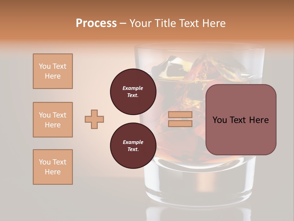 Cocktail Cube Single PowerPoint Template
