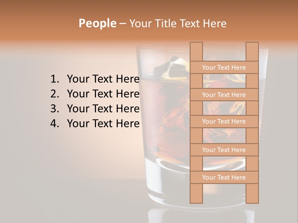 Cocktail Cube Single PowerPoint Template