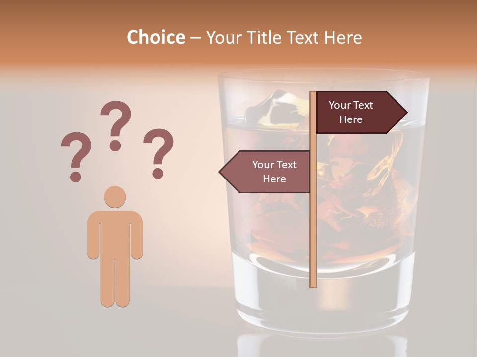 Cocktail Cube Single PowerPoint Template