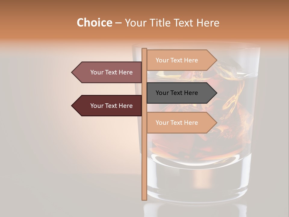 Cocktail Cube Single PowerPoint Template
