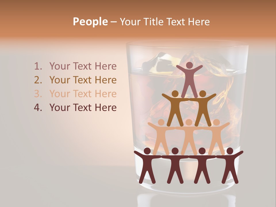 Cocktail Cube Single PowerPoint Template