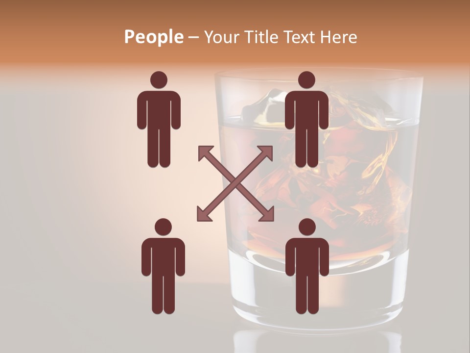 Cocktail Cube Single PowerPoint Template