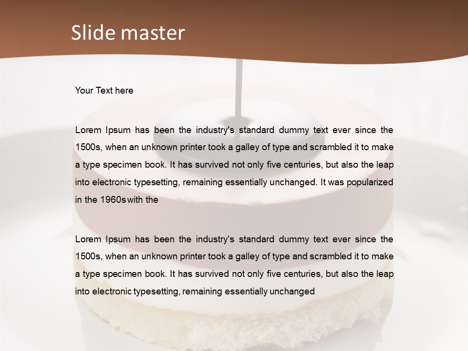 Tasty Food Slice PowerPoint Template