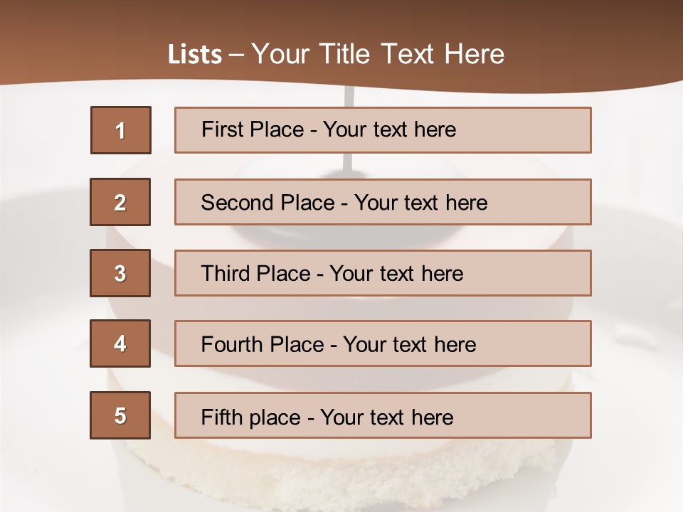Tasty Food Slice PowerPoint Template