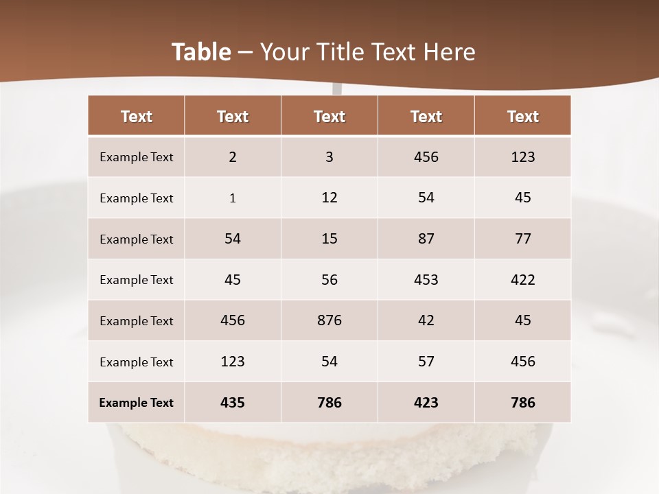 Tasty Food Slice PowerPoint Template