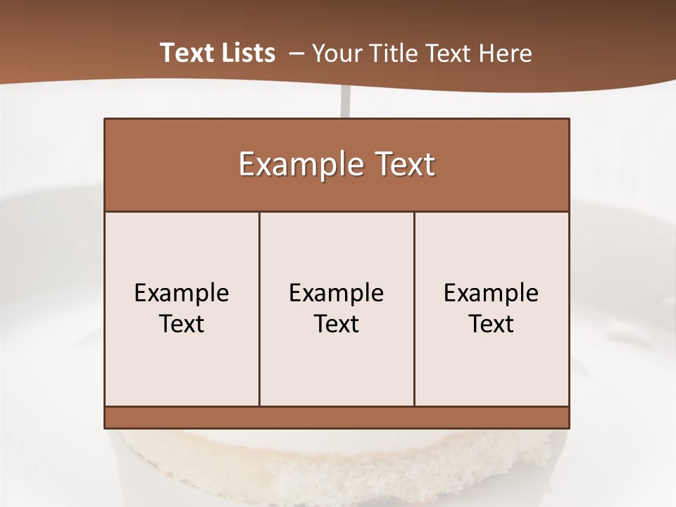Tasty Food Slice PowerPoint Template