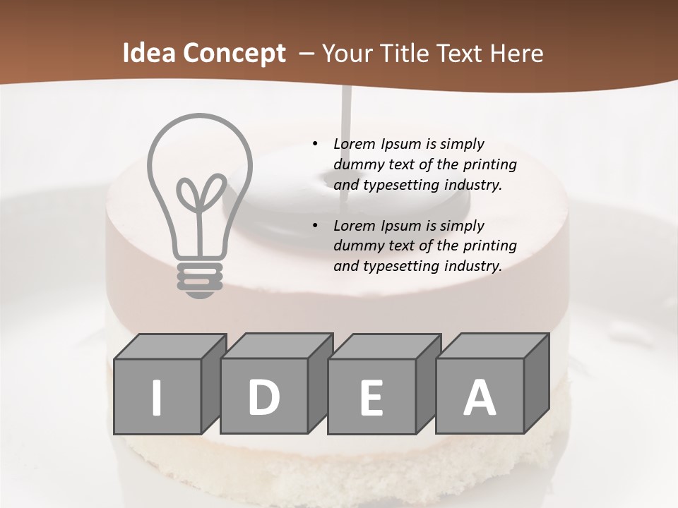Tasty Food Slice PowerPoint Template