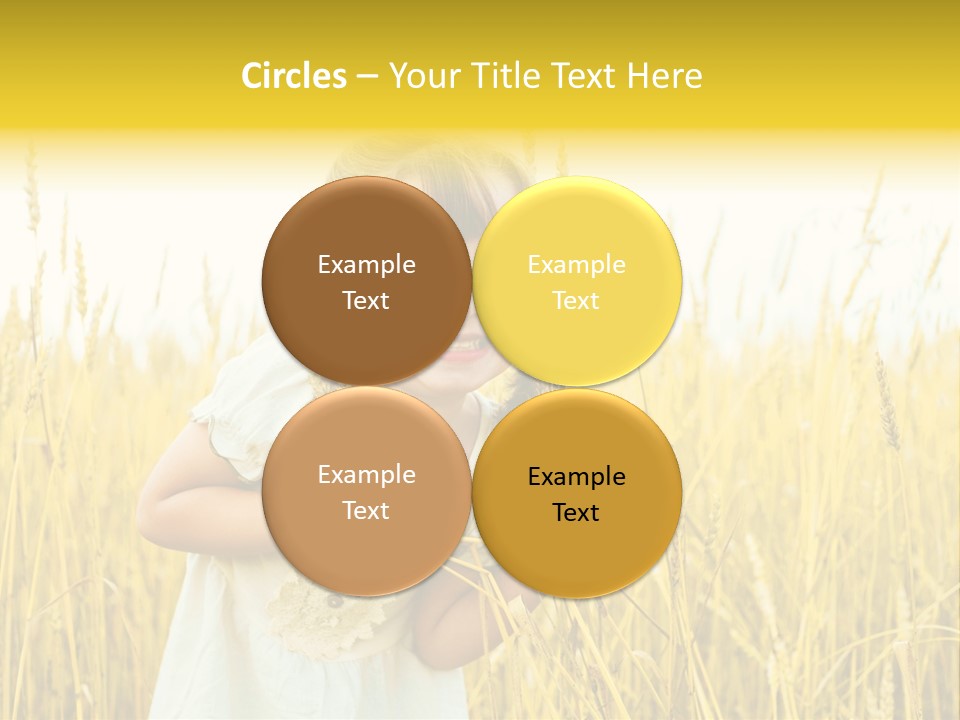 Cheerful Expression Summertime PowerPoint Template