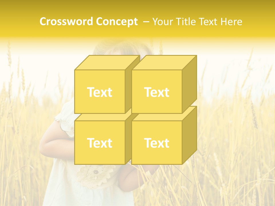 Cheerful Expression Summertime PowerPoint Template