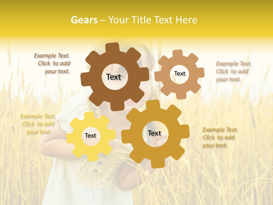 Cheerful Expression Summertime PowerPoint Template