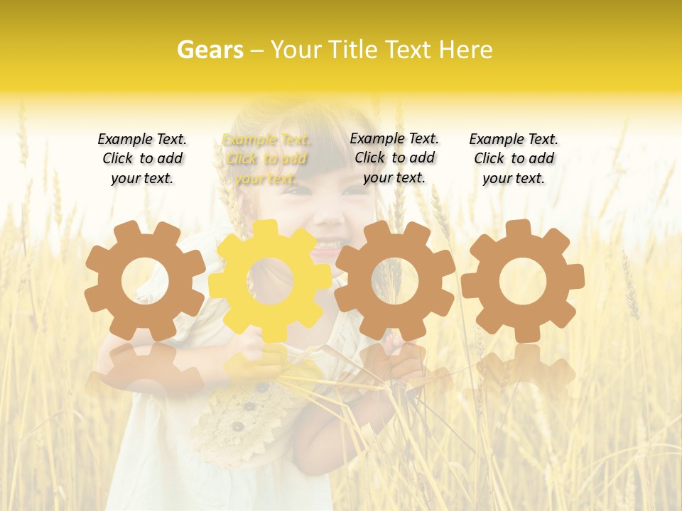 Cheerful Expression Summertime PowerPoint Template