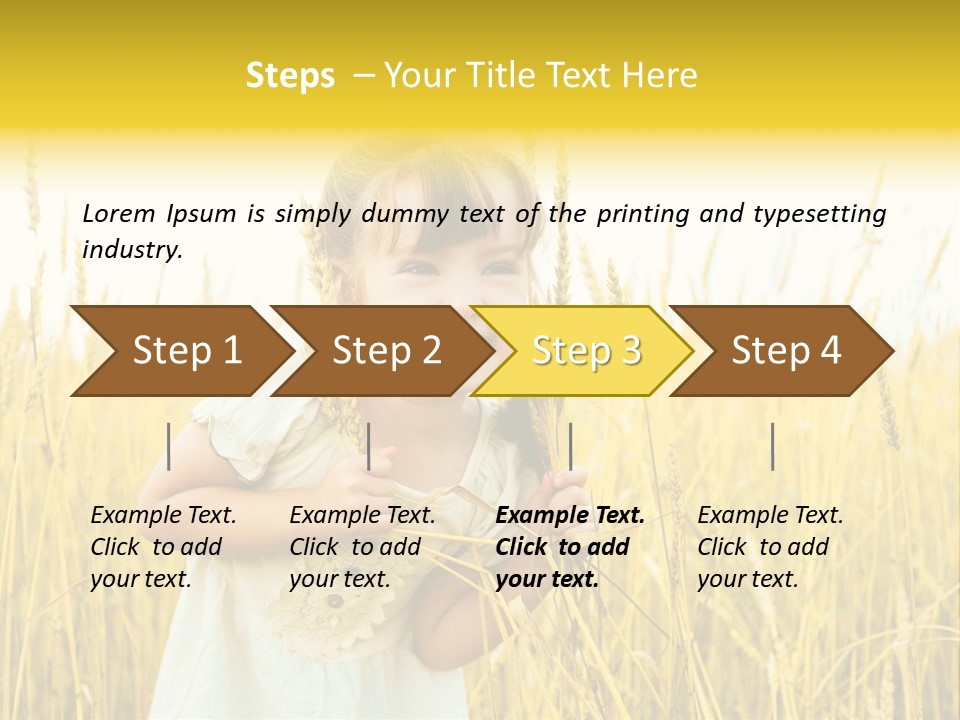 Cheerful Expression Summertime PowerPoint Template