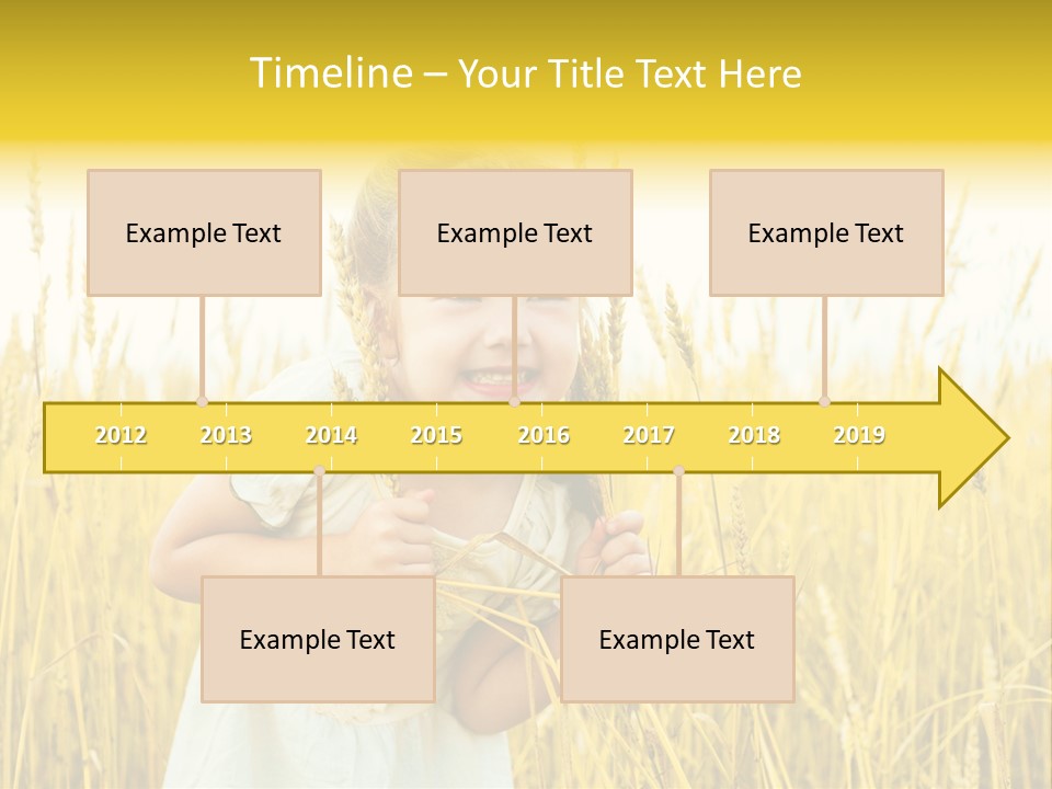 Cheerful Expression Summertime PowerPoint Template