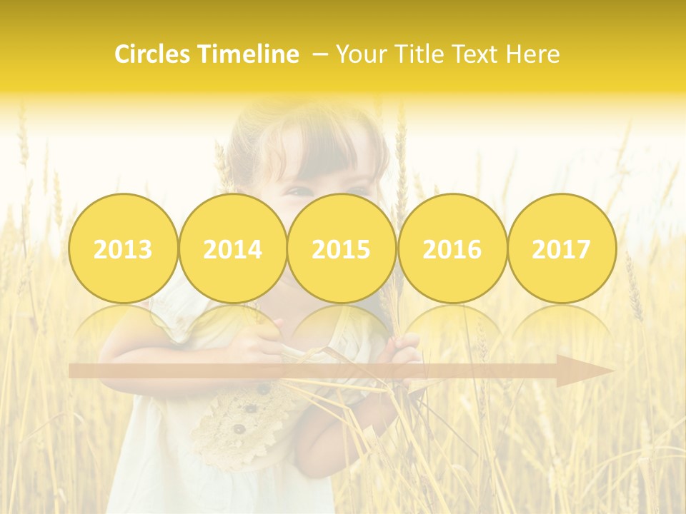 Cheerful Expression Summertime PowerPoint Template