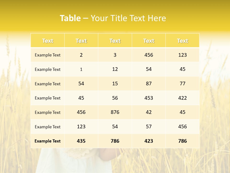 Cheerful Expression Summertime PowerPoint Template