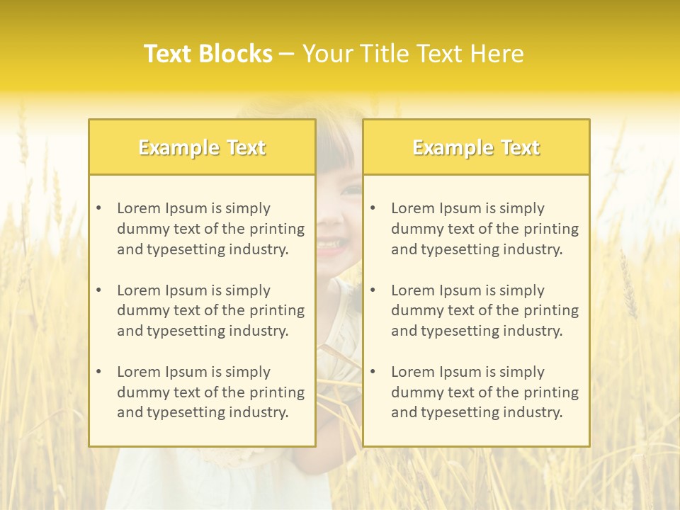 Cheerful Expression Summertime PowerPoint Template