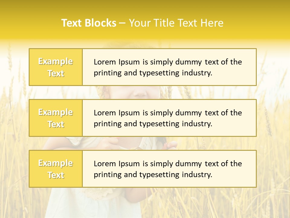 Cheerful Expression Summertime PowerPoint Template