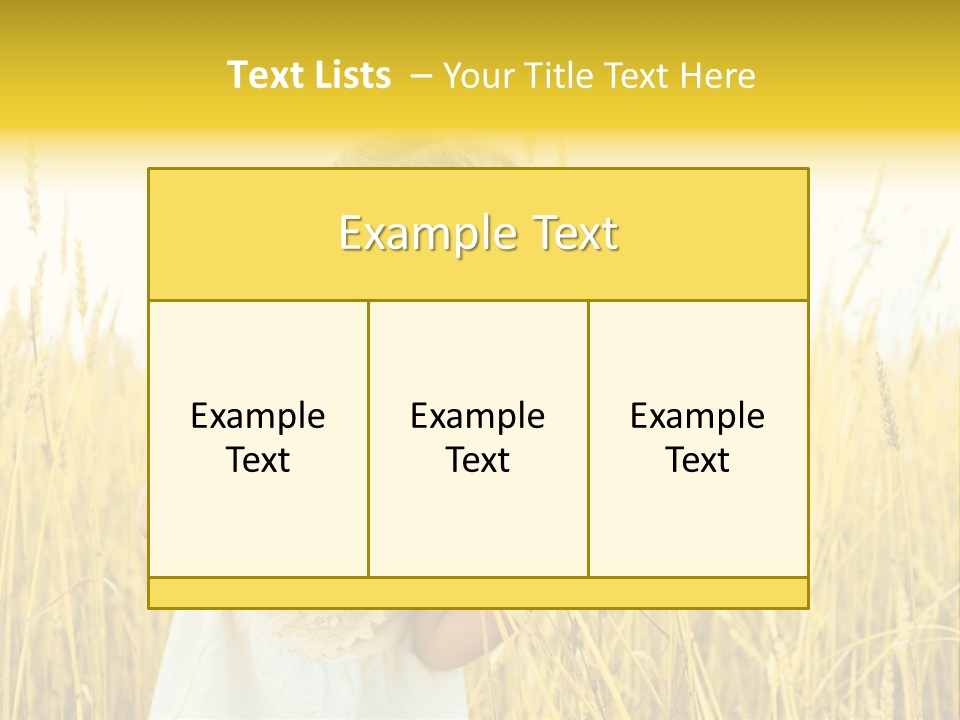 Cheerful Expression Summertime PowerPoint Template