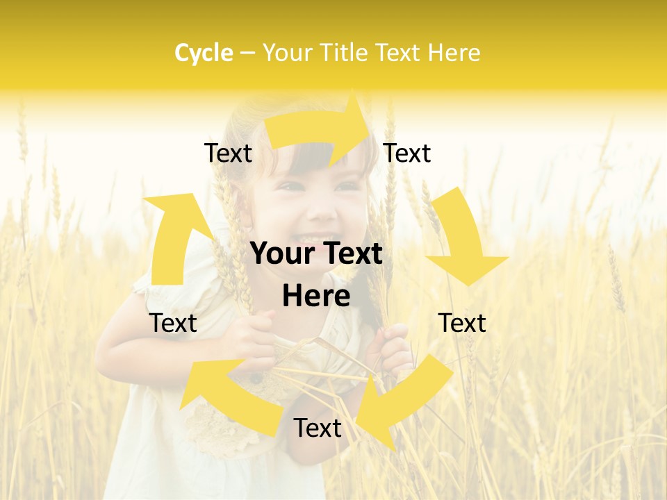 Cheerful Expression Summertime PowerPoint Template