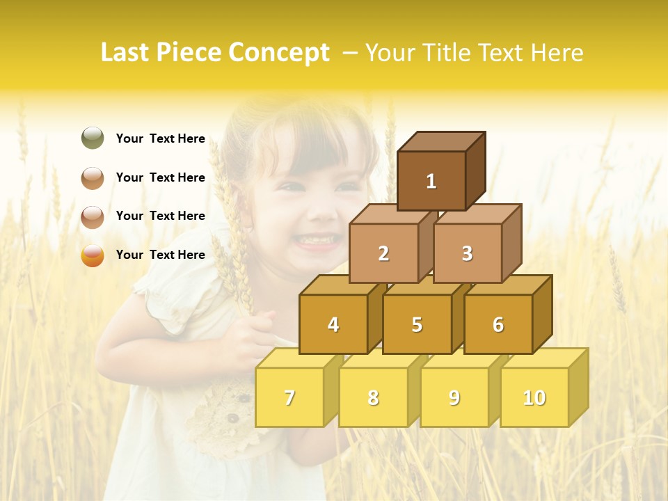 Cheerful Expression Summertime PowerPoint Template