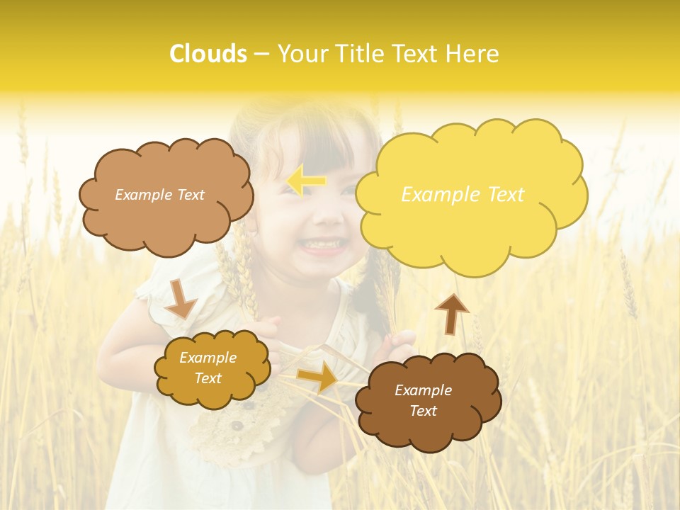 Cheerful Expression Summertime PowerPoint Template