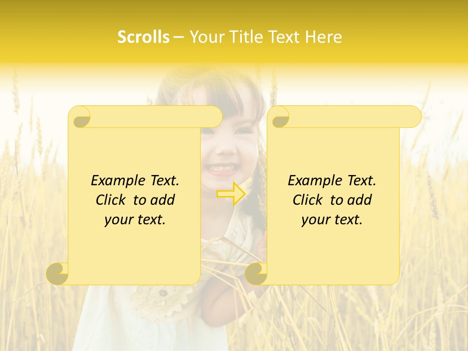 Cheerful Expression Summertime PowerPoint Template