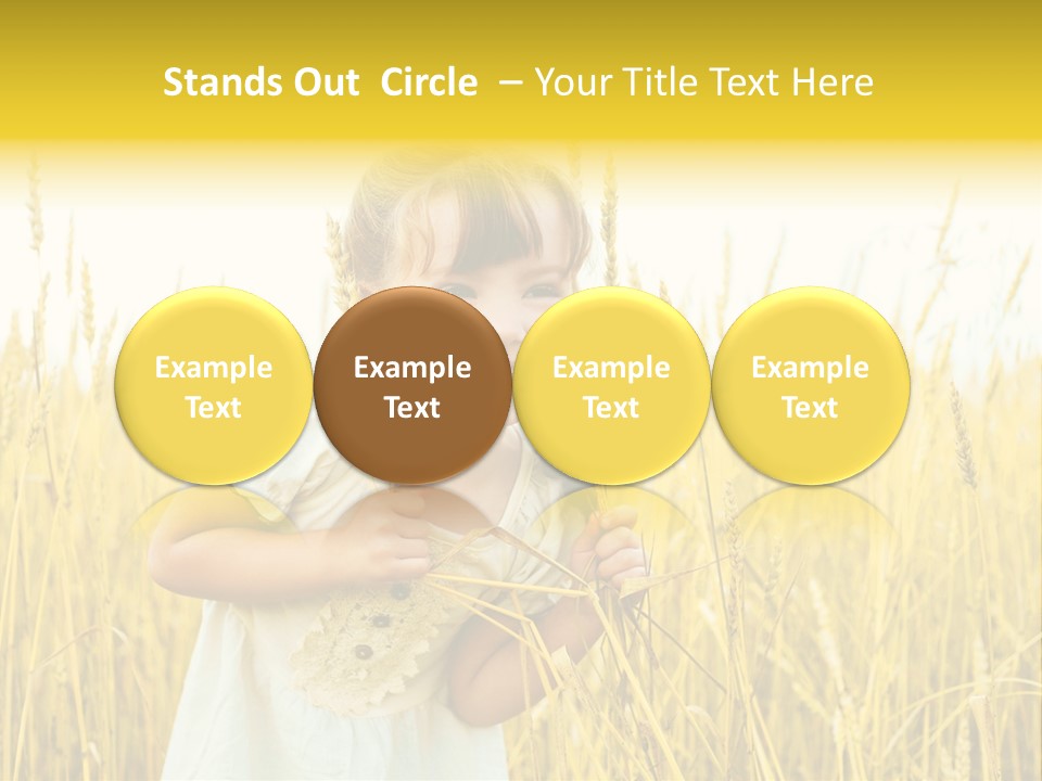 Cheerful Expression Summertime PowerPoint Template