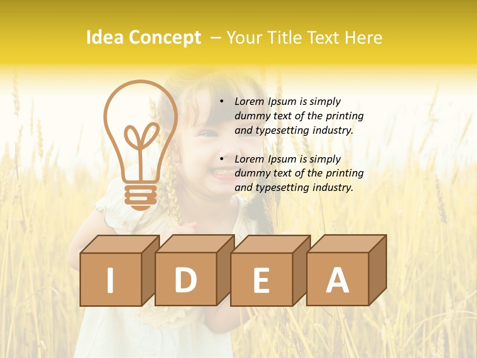 Cheerful Expression Summertime PowerPoint Template