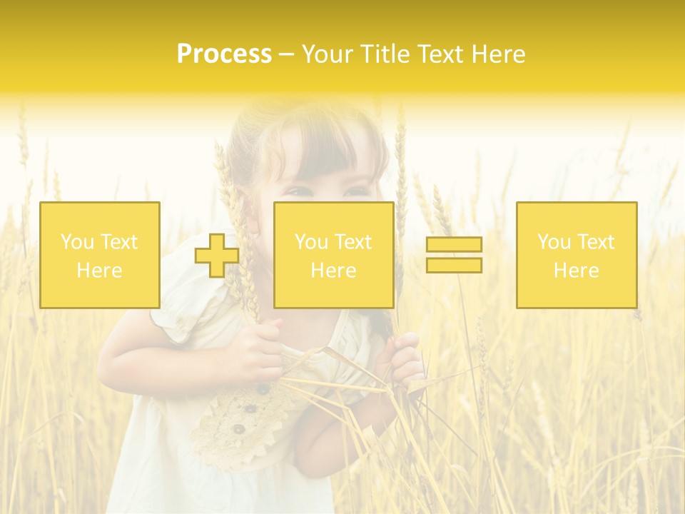 Cheerful Expression Summertime PowerPoint Template