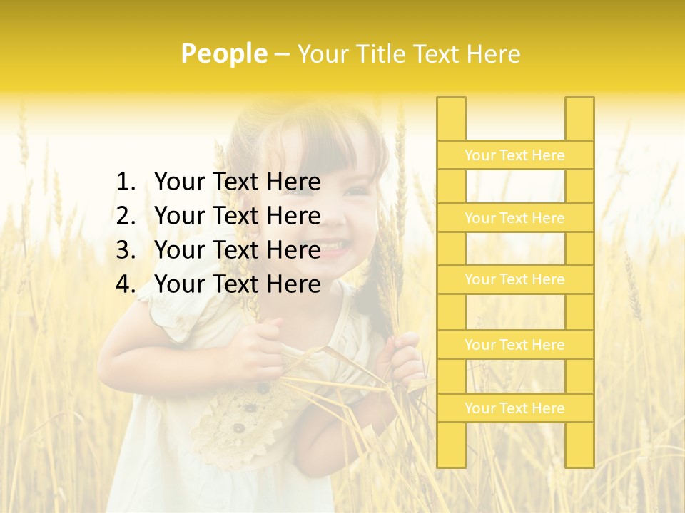 Cheerful Expression Summertime PowerPoint Template