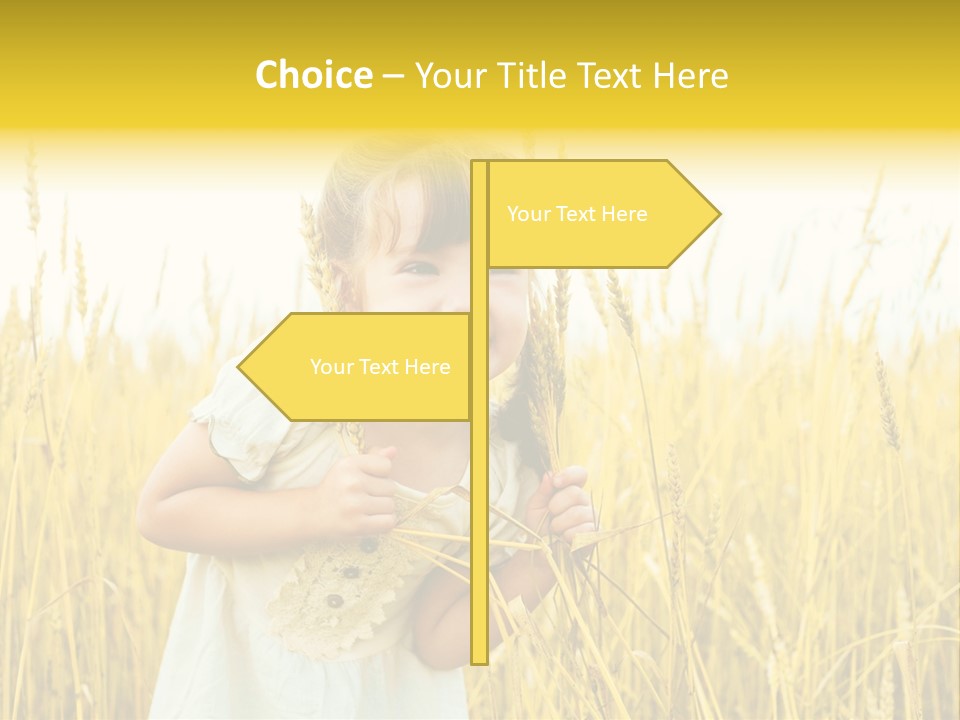 Cheerful Expression Summertime PowerPoint Template