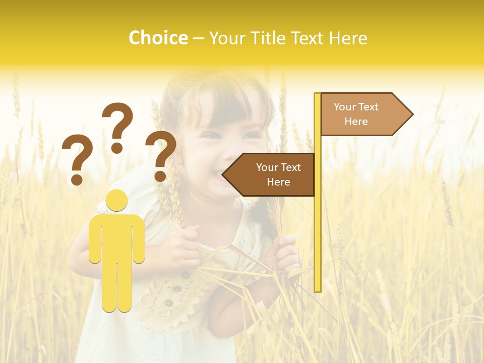 Cheerful Expression Summertime PowerPoint Template