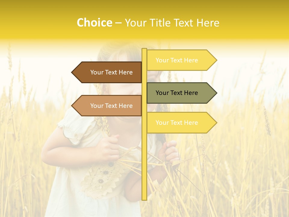 Cheerful Expression Summertime PowerPoint Template