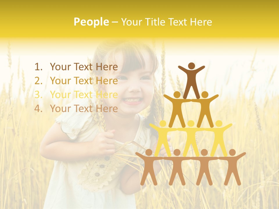 Cheerful Expression Summertime PowerPoint Template