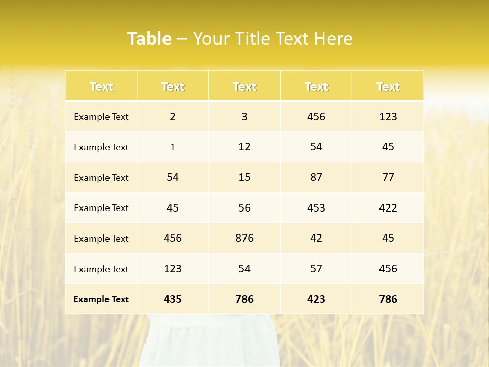 Meal Outsides Outdoor PowerPoint Template