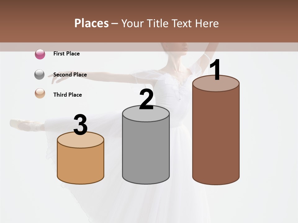 Dancer Girl Tutu PowerPoint Template