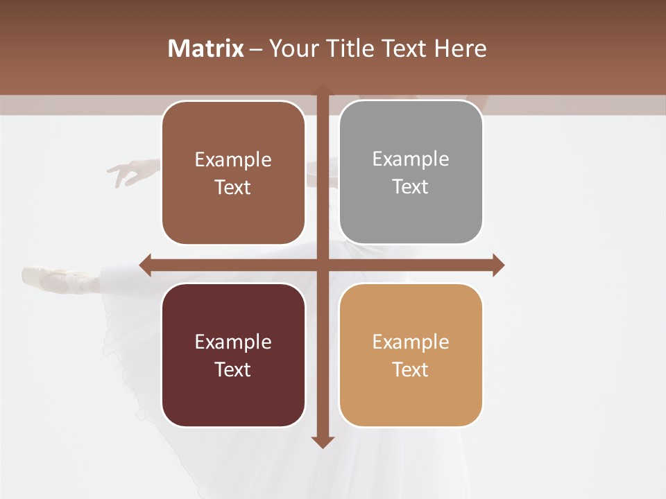 Dancer Girl Tutu PowerPoint Template