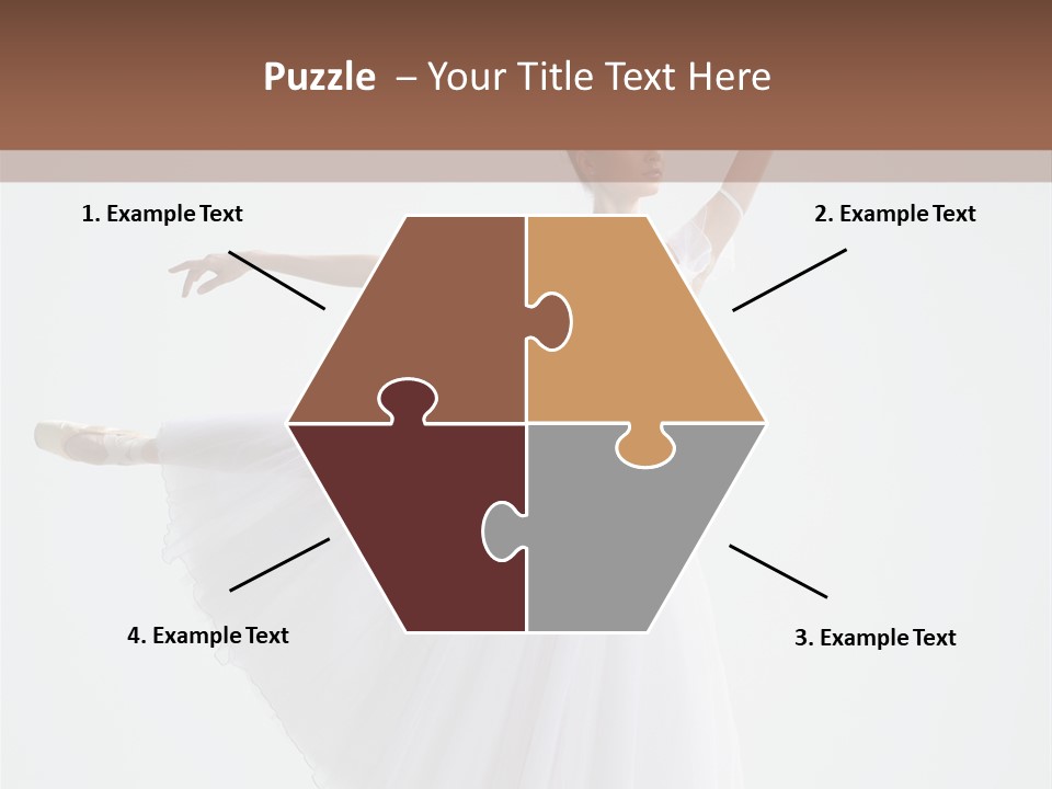 Dancer Girl Tutu PowerPoint Template