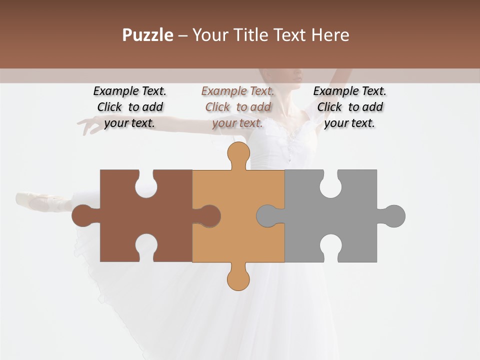 Dancer Girl Tutu PowerPoint Template