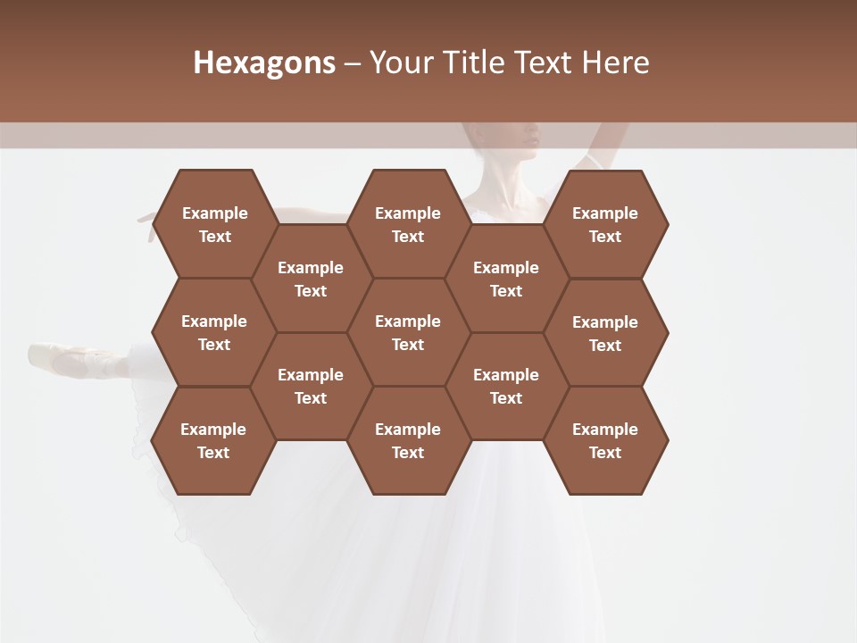 Dancer Girl Tutu PowerPoint Template