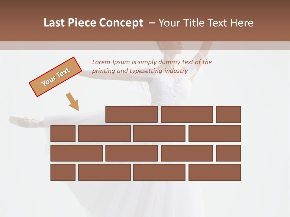 Dancer Girl Tutu PowerPoint Template