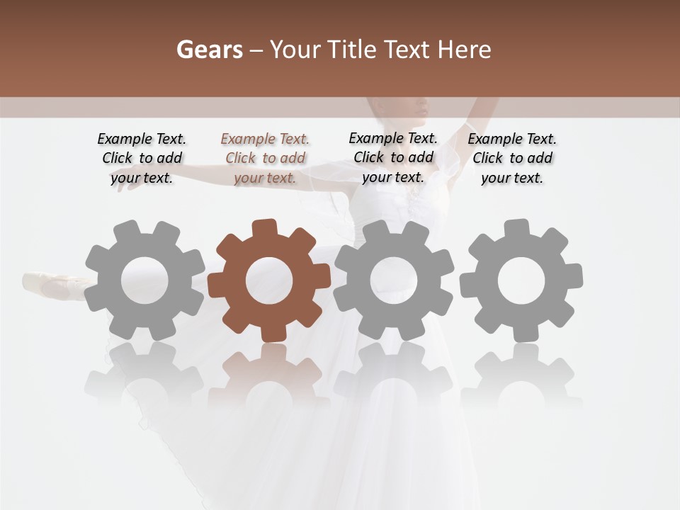 Dancer Girl Tutu PowerPoint Template