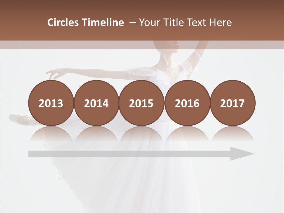 Dancer Girl Tutu PowerPoint Template