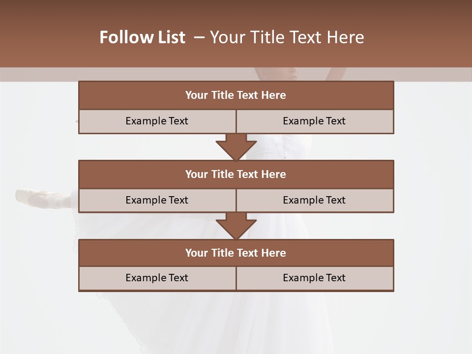 Dancer Girl Tutu PowerPoint Template