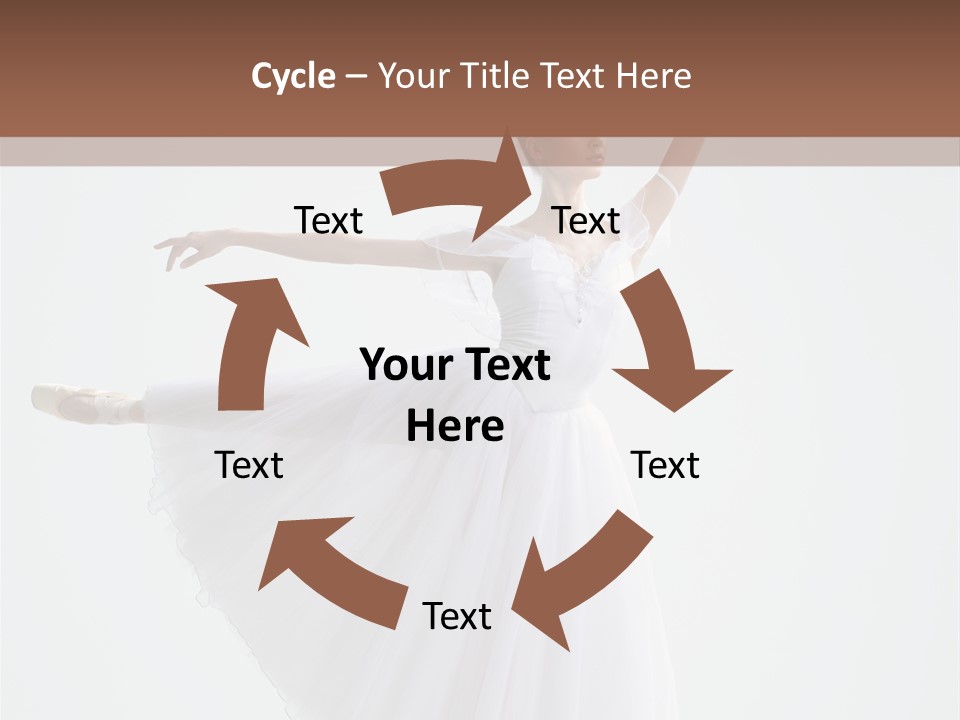 Dancer Girl Tutu PowerPoint Template