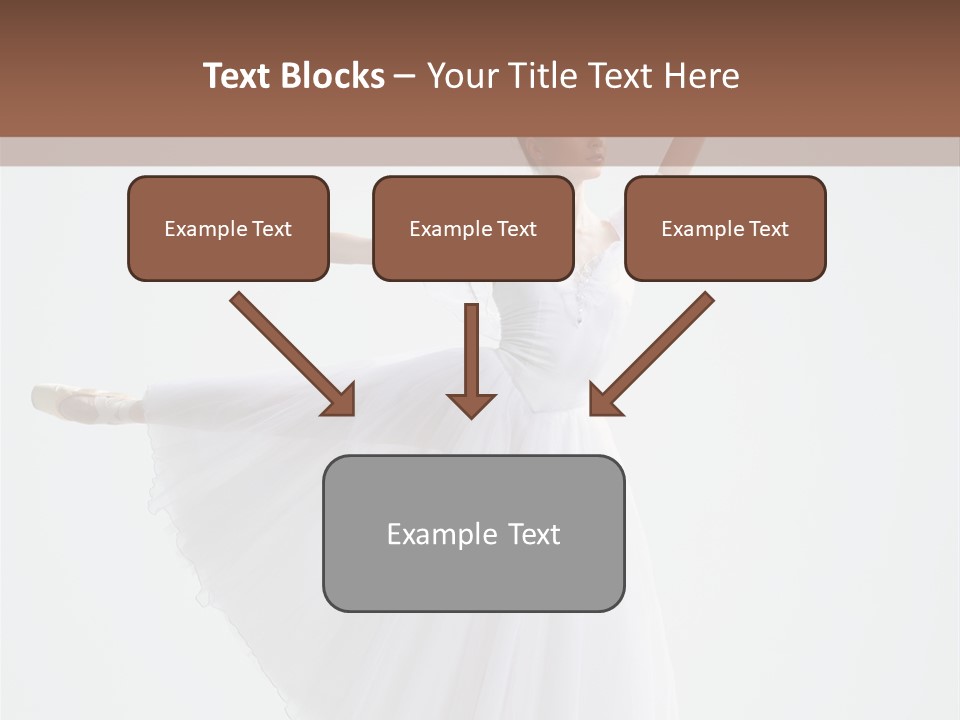 Dancer Girl Tutu PowerPoint Template