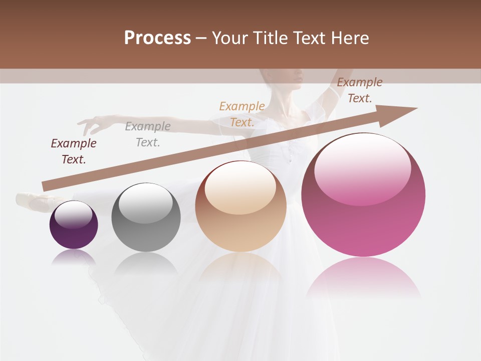 Dancer Girl Tutu PowerPoint Template