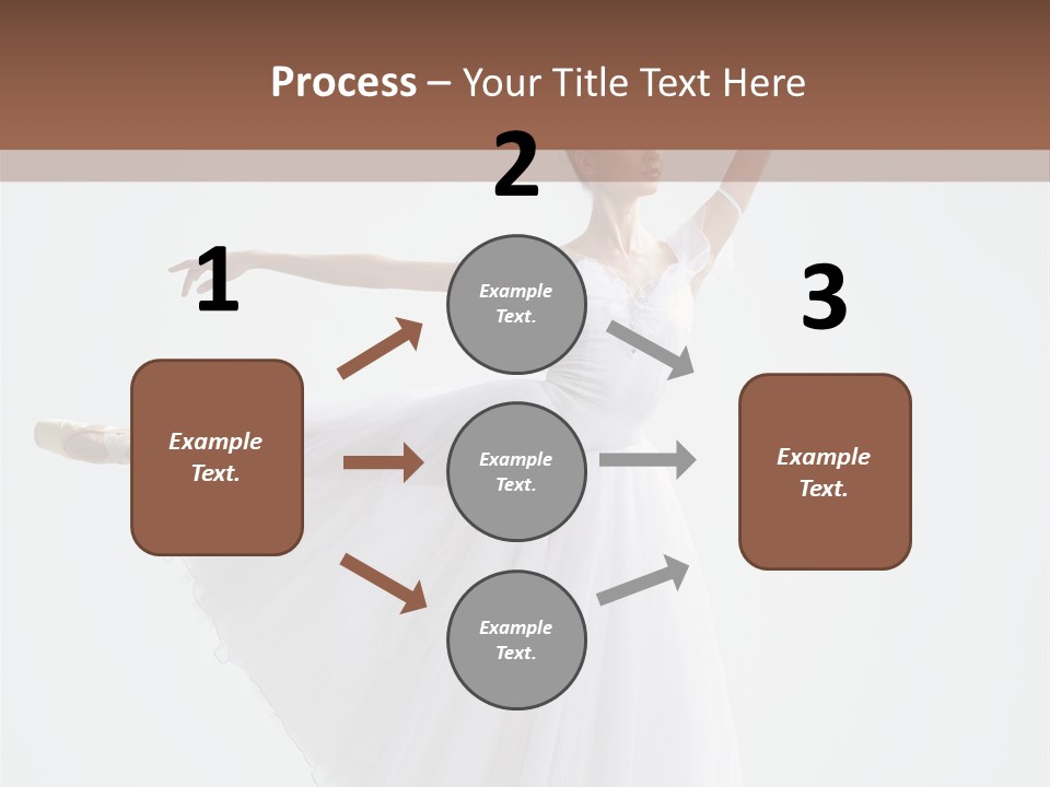 Dancer Girl Tutu PowerPoint Template