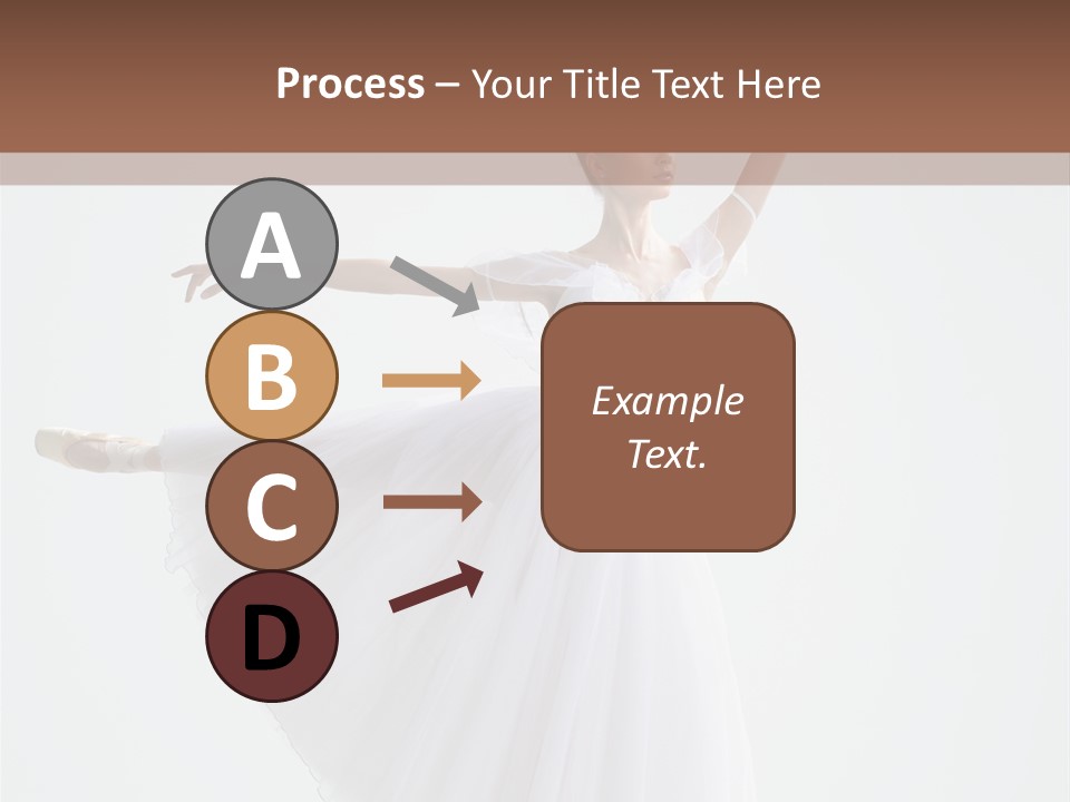 Dancer Girl Tutu PowerPoint Template