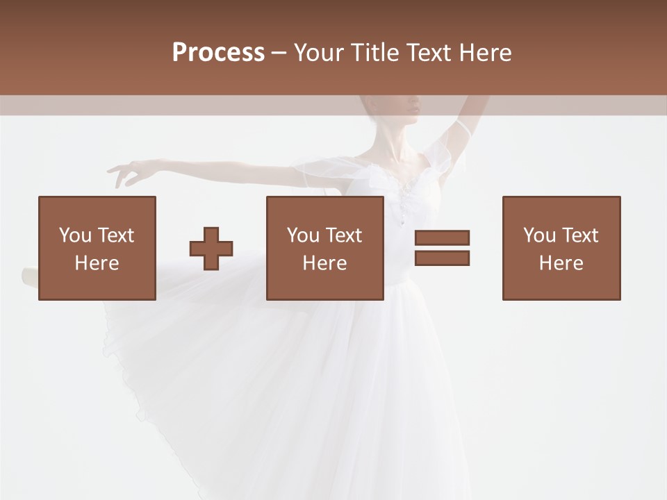 Dancer Girl Tutu PowerPoint Template